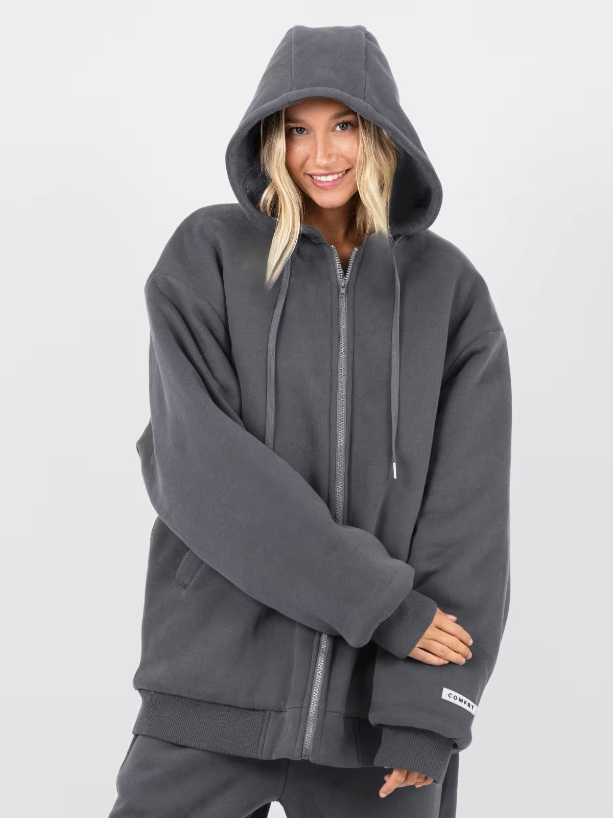 Tuition Paid x Comfrt Weighted Frat Zip Hoodie