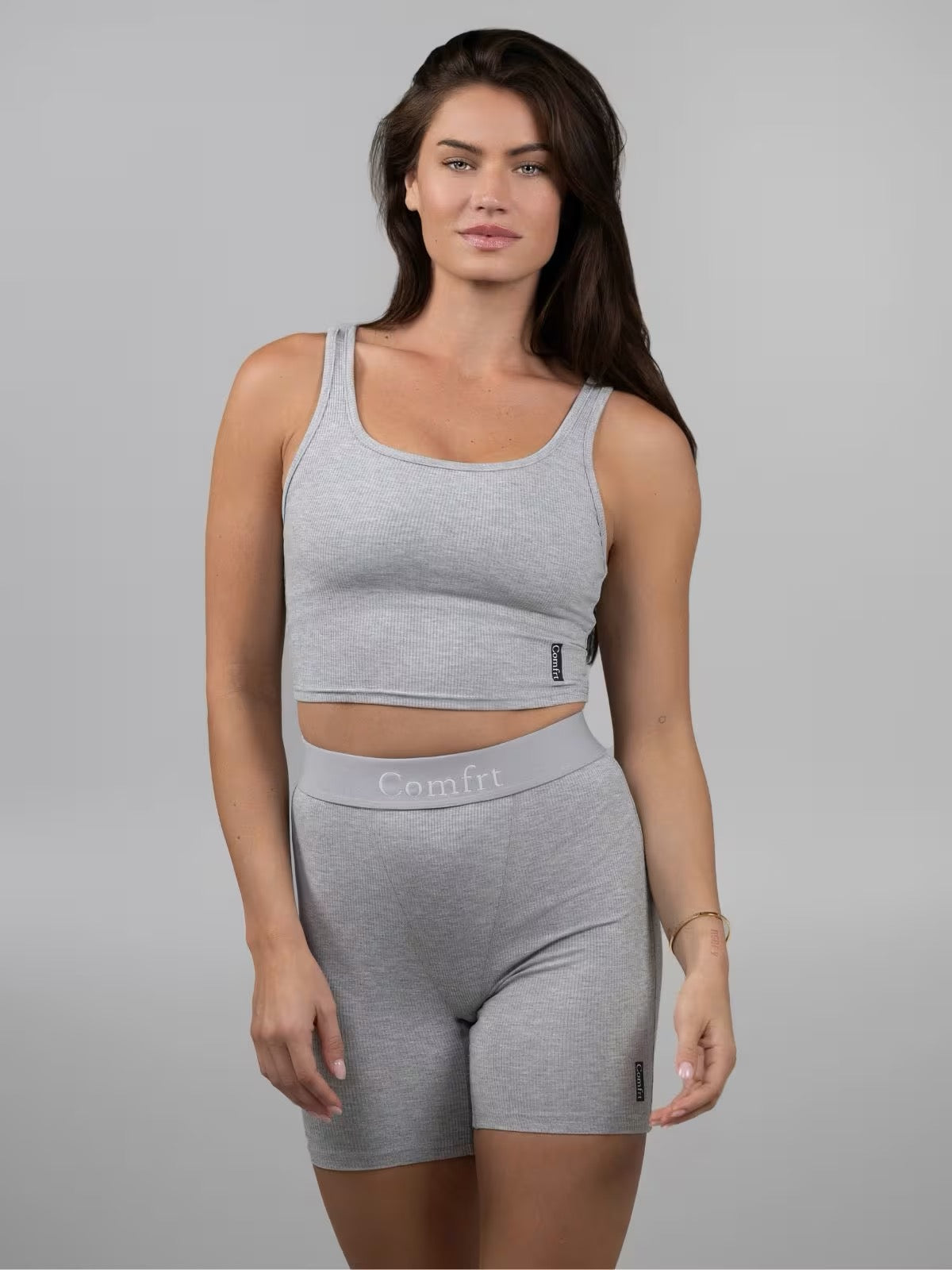 Tuition Paid x Comfrt Dorm Rib Contour Crop Tank
