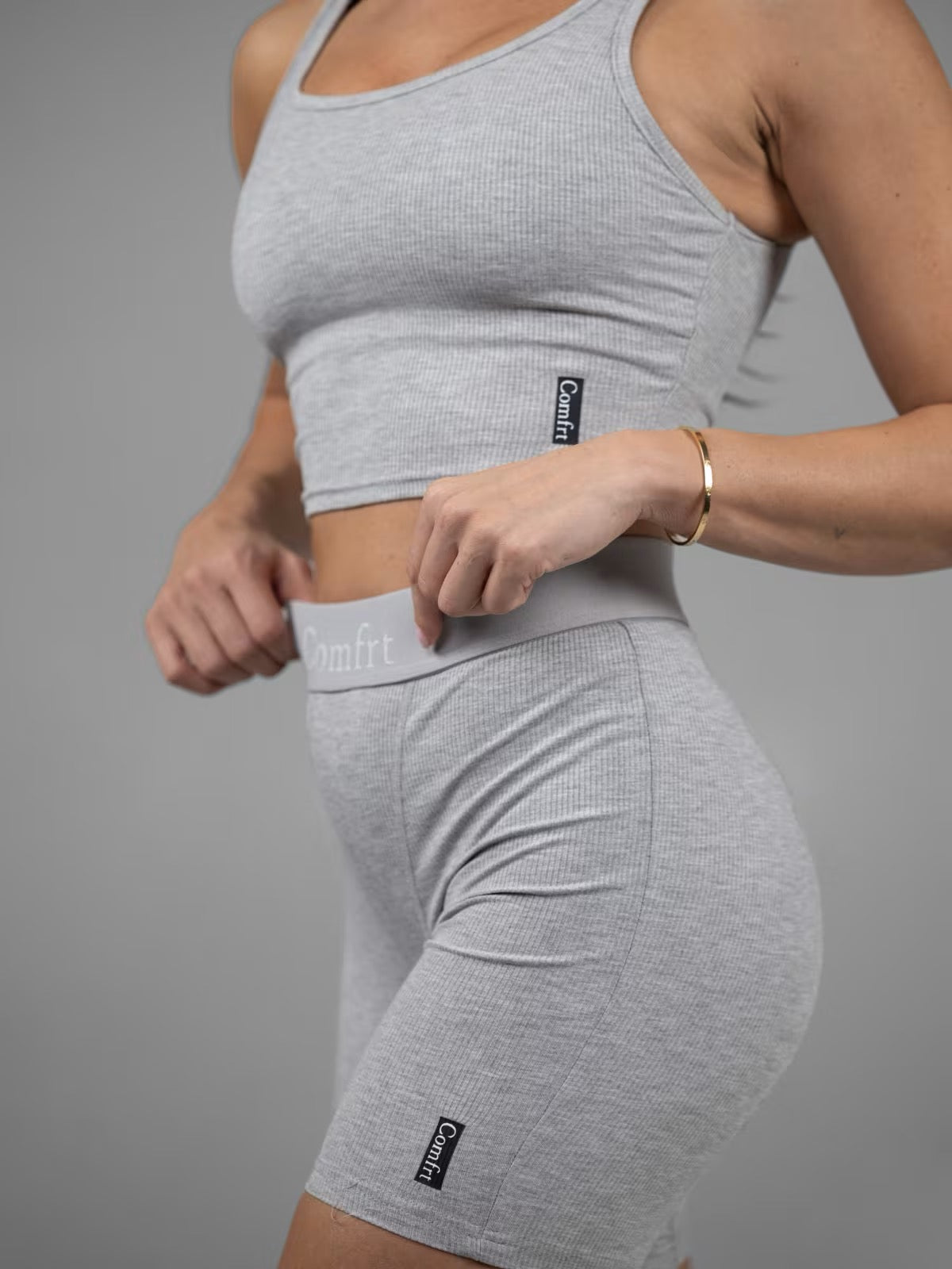 Tuition Paid x Comfrt Dorm Rib Contour Crop Tank