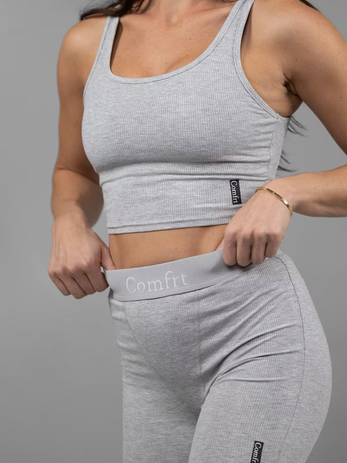 Tuition Paid x Comfrt Dorm Rib Contour Crop Tank