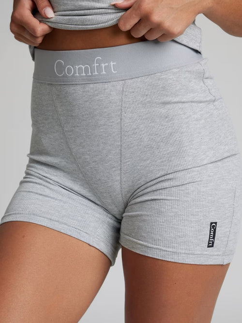 Tuition Paid x Comfrt Dorm Rib Contour Crop Boxer