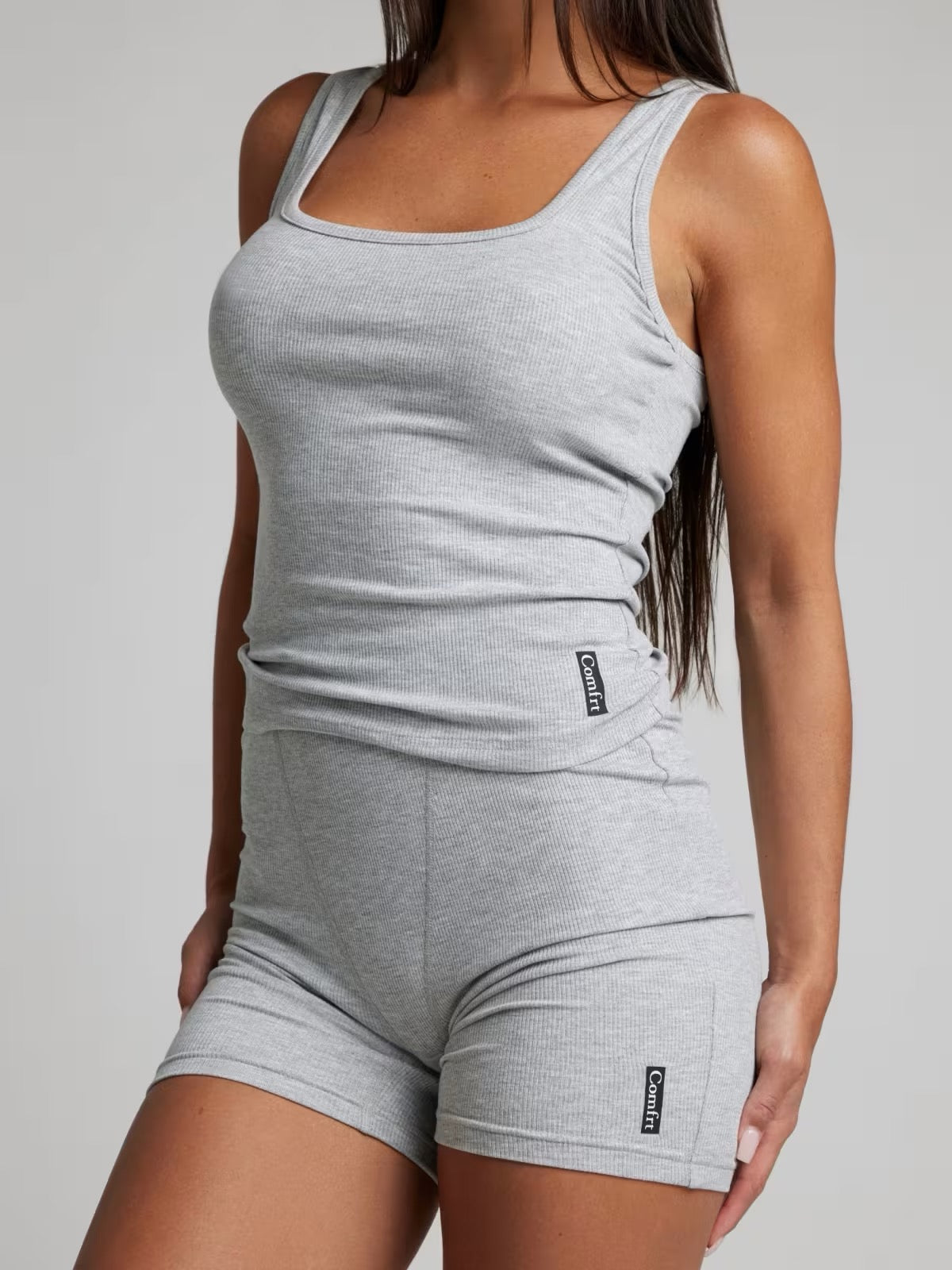 Tuition Paid x Comfrt Dorm Rib Contour Crop Boxer