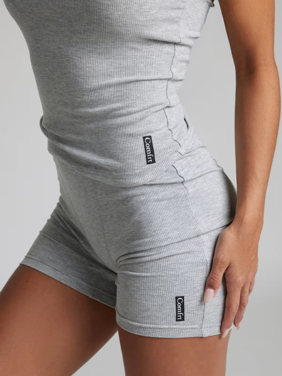 Tuition Paid x Comfrt Dorm Rib Contour Crop Boxer
